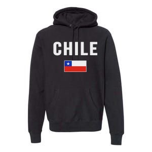 Chilean Flag Chile Premium Hoodie