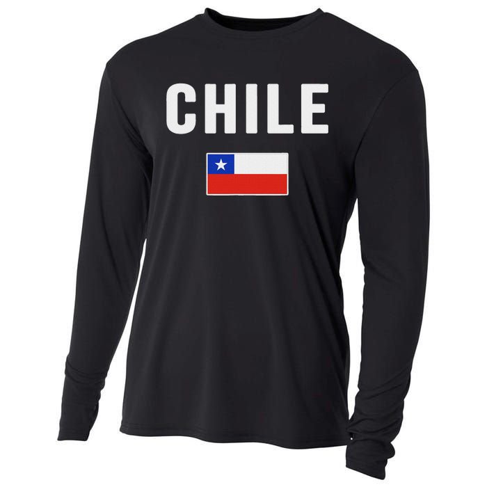 Chilean Flag Chile Cooling Performance Long Sleeve Crew