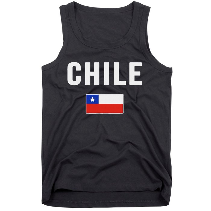 Chilean Flag Chile Tank Top