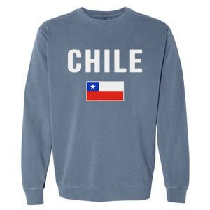 Chilean Flag Chile Garment-Dyed Sweatshirt