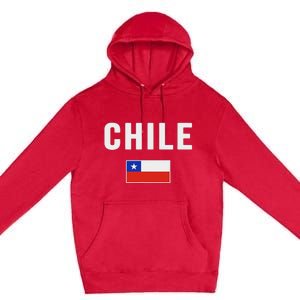 Chilean Flag Chile Premium Pullover Hoodie