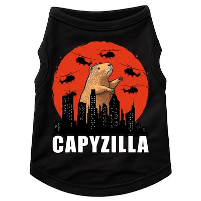 Capybara Funny Capybara Rodent Capyzilla Funny Doggie Tank