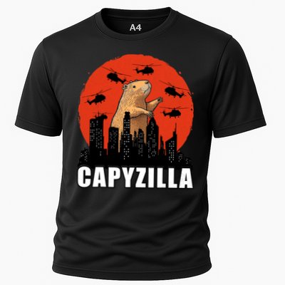 Capybara Funny Capybara Rodent Capyzilla Funny Performance Shirt