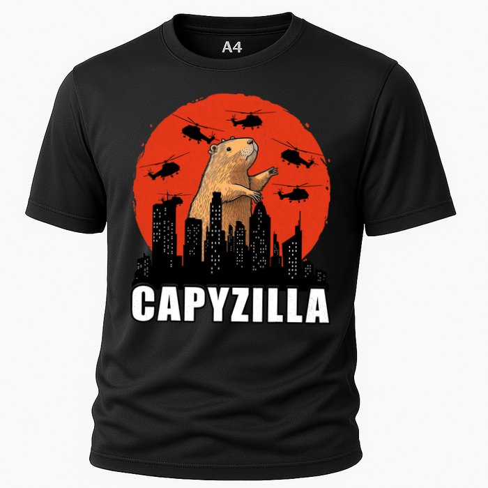 Capybara Funny Capybara Rodent Capyzilla Funny Performance Shirt