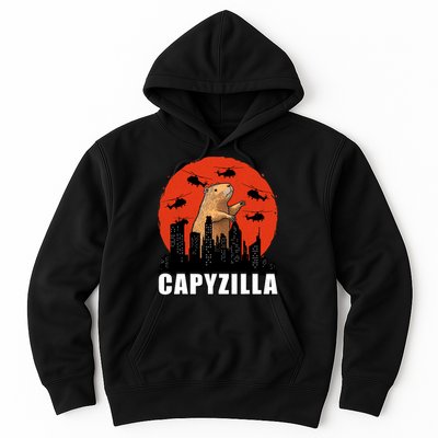 Capybara Funny Capybara Rodent Capyzilla Funny Hoodie