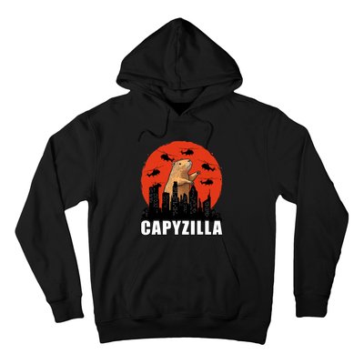 Capybara Funny Capybara Rodent Capyzilla Funny Hoodie