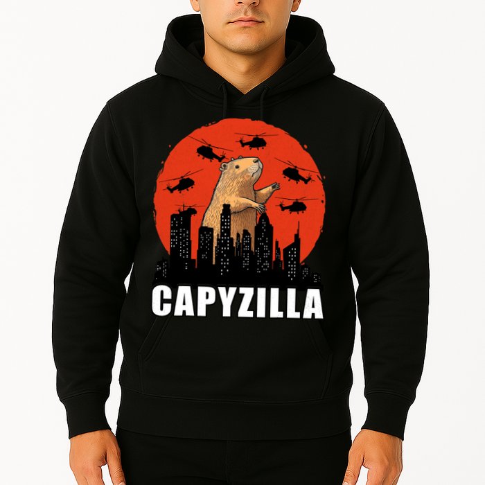 Capybara Funny Capybara Rodent Capyzilla Funny Hoodie