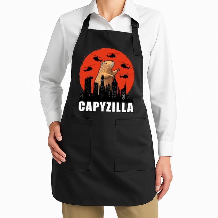 Capybara Funny Capybara Rodent Capyzilla Funny Apron