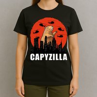 Capybara Funny Capybara Rodent Capyzilla Funny T-Shirt