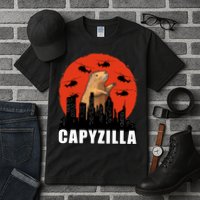 Capybara Funny Capybara Rodent Capyzilla Funny Tall T-Shirt