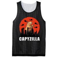 Capybara Funny Capybara Rodent Capyzilla Funny Mesh Reversible Basketball Jersey Tank