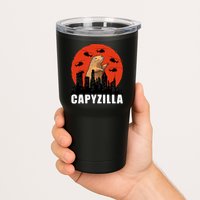 Capybara Funny Capybara Rodent Capyzilla Funny Tumbler