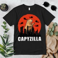 Capybara Funny Capybara Rodent Capyzilla Funny Premium T-Shirt