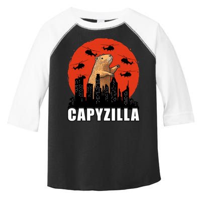 Capybara Funny Capybara Rodent Capyzilla Funny Toddler Fine Jersey T-Shirt