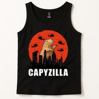 Capybara Funny Capybara Rodent Capyzilla Funny Tank Top