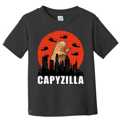 Capybara Funny Capybara Rodent Capyzilla Funny Toddler T-Shirt