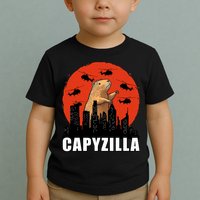 Capybara Funny Capybara Rodent Capyzilla Funny Toddler T-Shirt