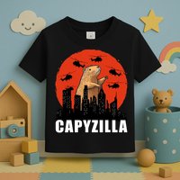 Capybara Funny Capybara Rodent Capyzilla Funny Toddler T-Shirt