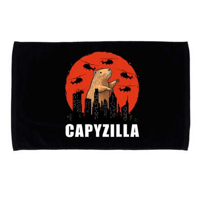 Capybara Funny Capybara Rodent Capyzilla Funny Microfiber Hand Towel