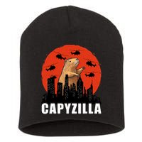 Capybara Funny Capybara Rodent Capyzilla Funny Short Acrylic Beanie