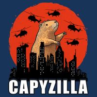 Capybara Funny Capybara Rodent Capyzilla Funny Infant Baby Jersey Bodysuit