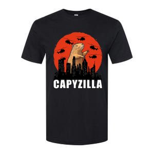 Capybara Funny Capybara Rodent Capyzilla Funny Softstyle CVC T-Shirt