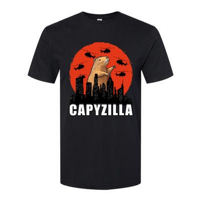 Capybara Funny Capybara Rodent Capyzilla Funny Softstyle CVC T-Shirt