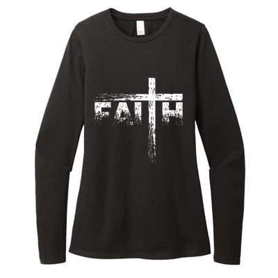 Christian Faith & Cross Christian Faith Womens CVC Long Sleeve Shirt