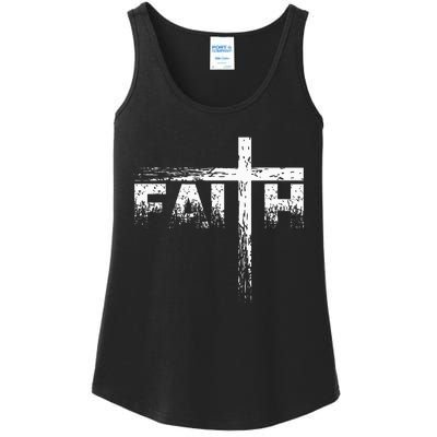 Christian Faith & Cross Christian Faith Ladies Essential Tank