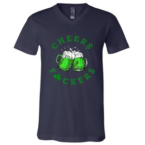 Cheers Fuckers V-Neck T-Shirt