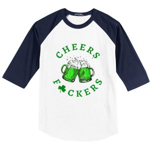 Cheers Fuckers Baseball Sleeve Shirt