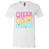 Cheerleading for Cheerleader Squad Teen Cheer Practice V-Neck T-Shirt