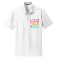 Cheerleading for Cheerleader Squad Teen Cheer Practice Dry Zone Grid Polo