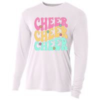 Cheerleading for Cheerleader Squad Teen Cheer Practice Cooling Performance Long Sleeve Crew