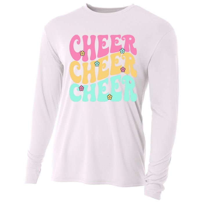 Cheerleading for Cheerleader Squad Teen Cheer Practice Cooling Performance Long Sleeve Crew