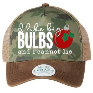 Cute Funny Christmas I Like Big Bulbs And I Cannot Lie Gift Legacy Tie Dye Trucker Hat