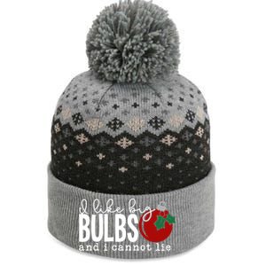 Cute Funny Christmas I Like Big Bulbs And I Cannot Lie Gift The Baniff Cuffed Pom Beanie