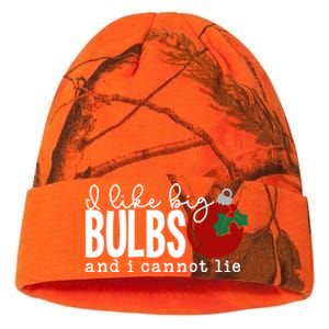 Cute Funny Christmas I Like Big Bulbs And I Cannot Lie Gift Kati Licensed 12" Camo Beanie