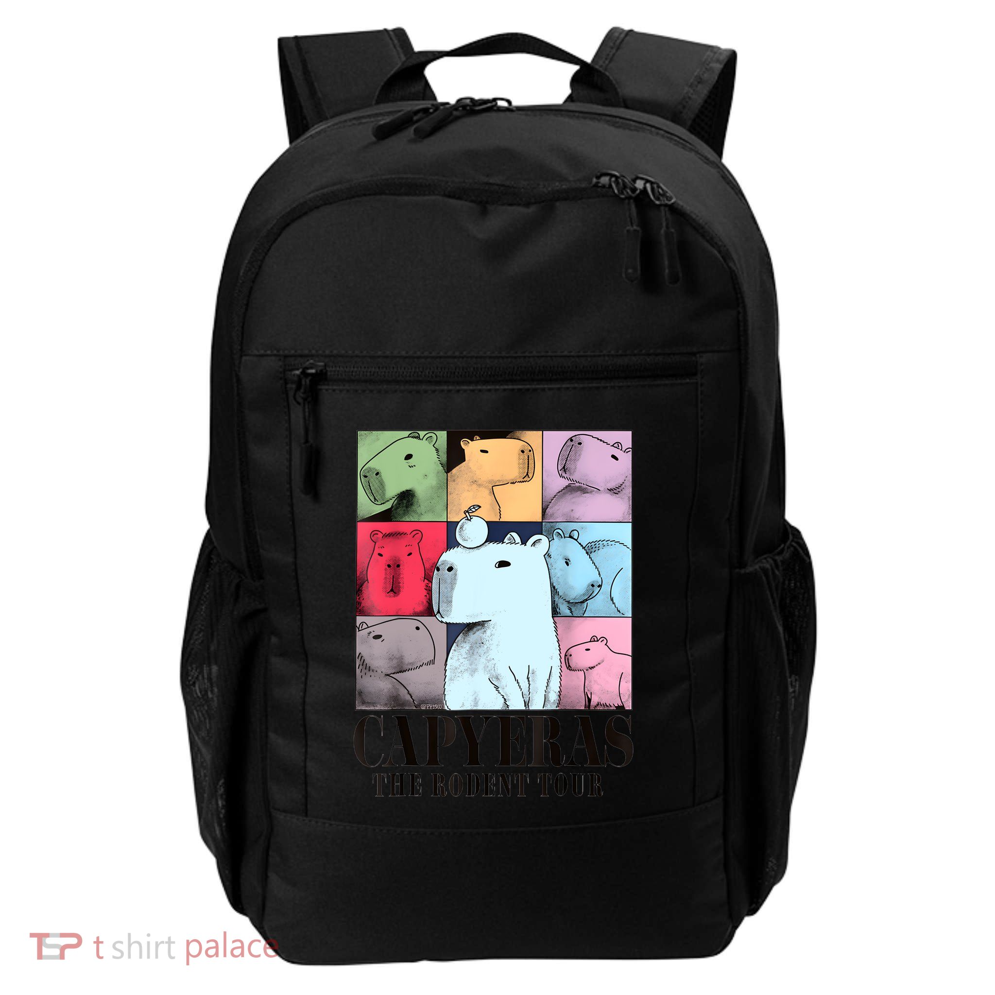 Capyeras Funny Cute Capybara Color Concert Cute Animals Daily Commute Backpack