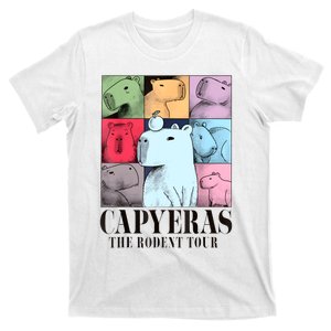 Capyeras Funny Cute Capybara Color Concert Cute Animals T-Shirt