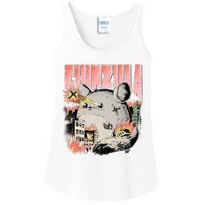 CHINZILLA Funny Chinchilla Saying Gift Chinchillas Owners Ladies Essential Tank