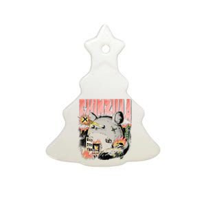 CHINZILLA Funny Chinchilla Saying Gift Chinchillas Owners Ceramic Tree Ornament