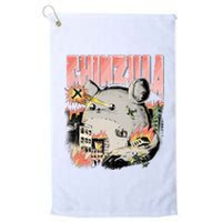 CHINZILLA Funny Chinchilla Saying Gift Chinchillas Owners Platinum Collection Golf Towel