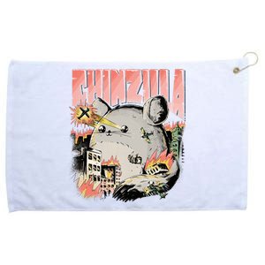 CHINZILLA Funny Chinchilla Saying Gift Chinchillas Owners Grommeted Golf Towel