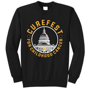 Curefest For Childhood Cancer 2024 Design 3 For Dark Fabric Sweatshirt