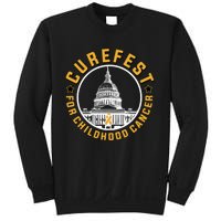 Curefest For Childhood Cancer 2024 Design 3 For Dark Fabric Sweatshirt