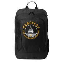 Curefest For Childhood Cancer 2024 Design 3 For Dark Fabric City Backpack