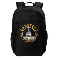 Curefest For Childhood Cancer 2024 Design 3 For Dark Fabric Daily Commute Backpack