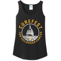 Curefest For Childhood Cancer 2024 Design 3 For Dark Fabric Ladies Essential Tank