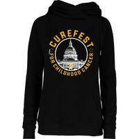 Curefest For Childhood Cancer 2024 Design 3 For Dark Fabric Womens Funnel Neck Pullover Hood